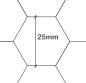 Preview: Sechseckdraht grün // Höhe 100 cm // Länge 25 Meter // Maschenweite 25x25 mm