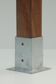 Aufschraubhülse für Pfosten 8x8 cm